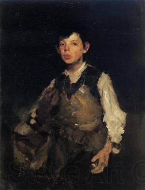 Frank Duveneck The Whistling Boy Germany oil painting art